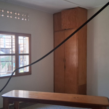 kantoor wordt geschilderd