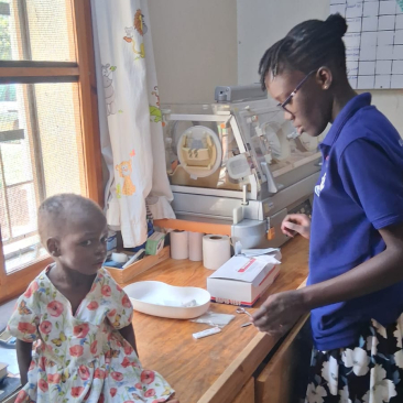 Voorbereiding malaria test